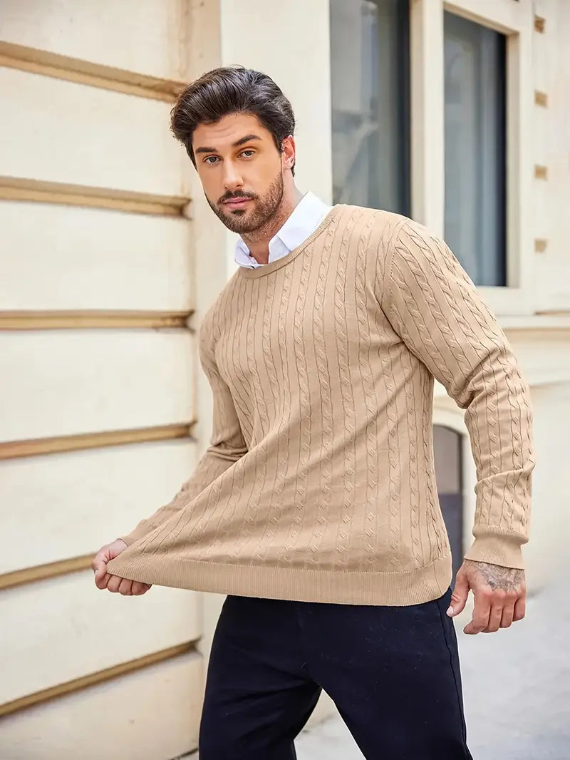 Cárdigan | Jersey casual de punto fino para hombre