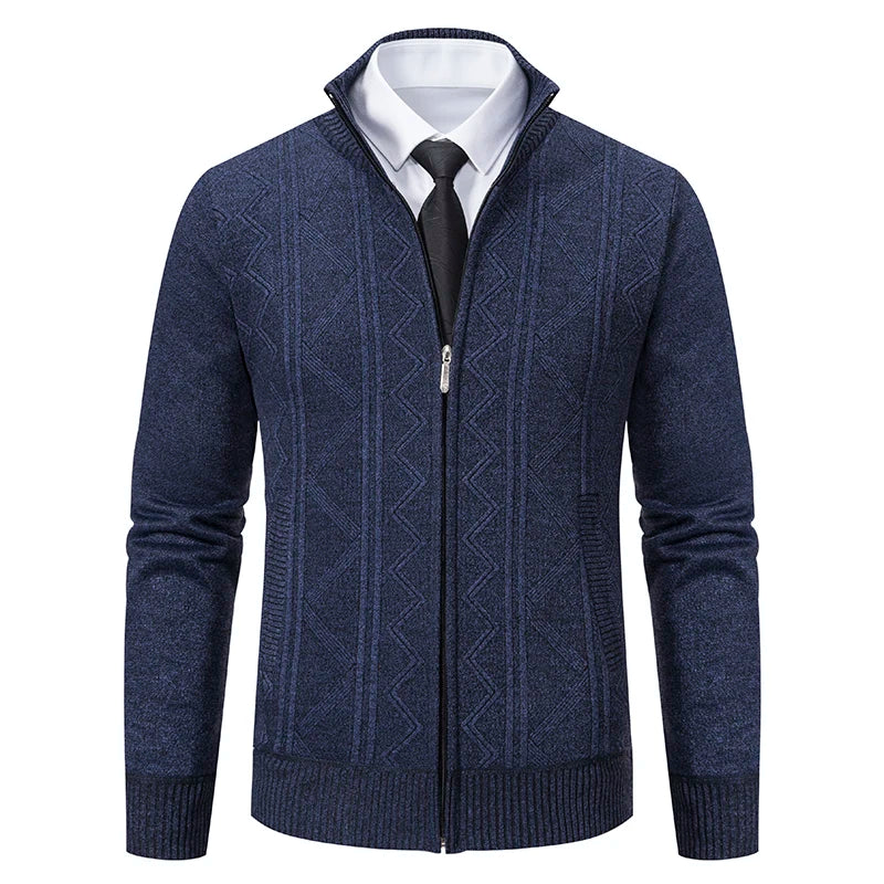 Chaqueta de Punto Pattern | La Elegancia Texturizada para el Smart Casual